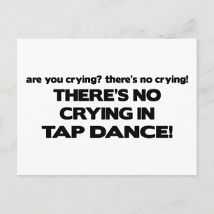 Geen drogen - Tap Dance Briefkaart