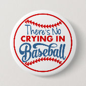 Geen droging in de Button van de Baseball Round (Voorkant)