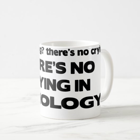 Geen droging in radiologie koffiemok (Voorkant rechts)