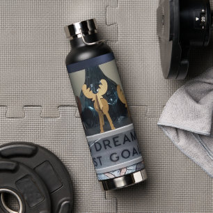 Geen dromen, alleen doelen: Reindeer Water Bottle Waterfles