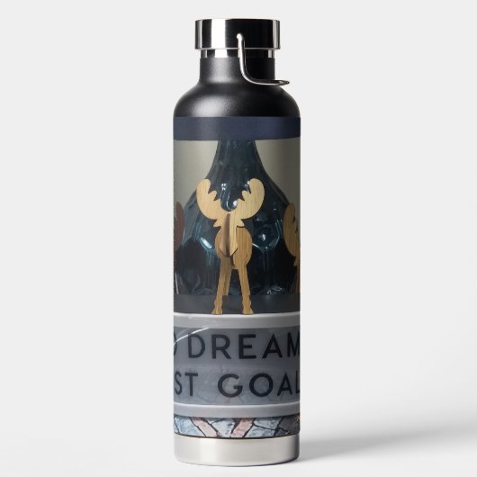 Geen dromen, alleen doelen: Reindeer Water Bottle Waterfles (Links)