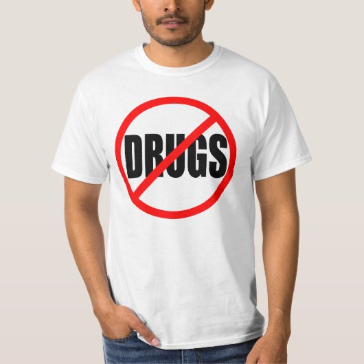 "GEEN DRUGS" T-SHIRT (Voorkant)