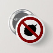 Geen Durian Ronde Button 5,7 Cm (Voorkant /achterkant)