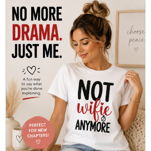 Geen Echtgenote Meer Funny Divorce Feestviering T-shirt