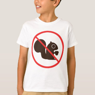 Geen eekhoorns t-shirt