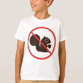 Geen eekhoorntjes t-shirt (Voorkant)
