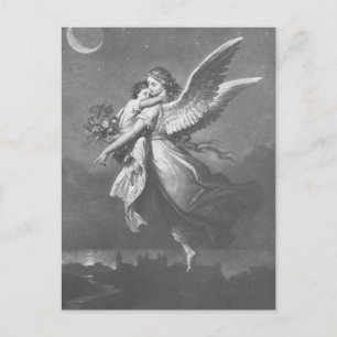 "'Geen engel die de groene aarde viste.' Briefkaart