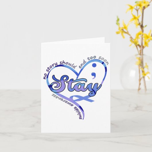 Geen enkel verhaal zou te snel moeten eindigen met kaart (Gele Bloem)