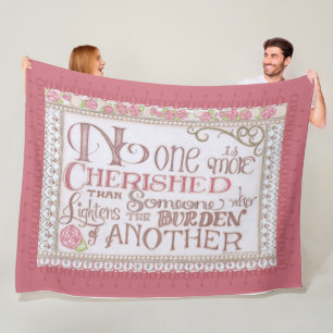 Geen enkele is meer gekoesterde fleece deken