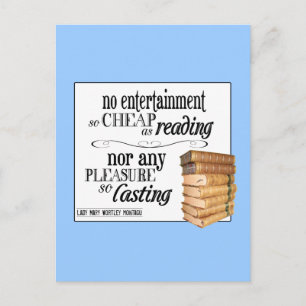 Geen entertainment, dus geen kreupelheid bij lezen briefkaart