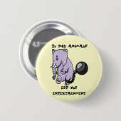 Geen entertainmentButton Ronde Button 5,7 Cm (Voorkant /achterkant)