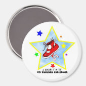 GEEN EXCUSES Challenge Magnet Magneet (Voorkant / Achterkant)