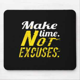 Geen excuses Gym & Fitness Workout Motivation Muismat