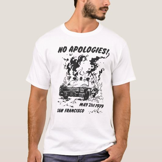 Geen excuses t-shirt (Voorkant)