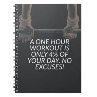 Geen excuses - Workout Motivatie Notitieboek