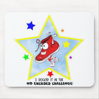 GEEN EXCUSSIES Uitdaging Mousepad Muismat