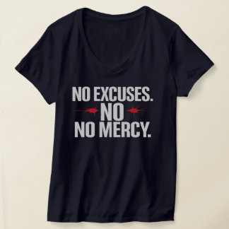 Geen excuus Geen Merci – Motivatie Gym T-shirt