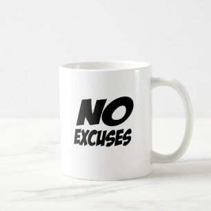 Geen excuus! koffiemok