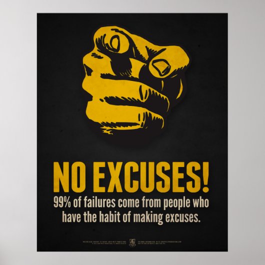 Geen excuus! poster (Voorkant)