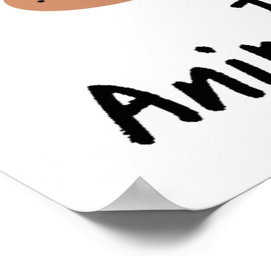 Geen excuus voor het Poster Dierenmishandeling (Hoek)