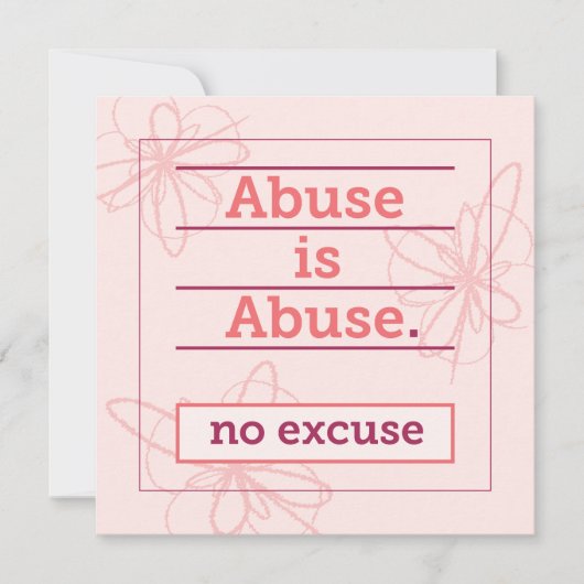 Geen excuus voor misbruik Slachtoffers Overlevende (Voorkant)