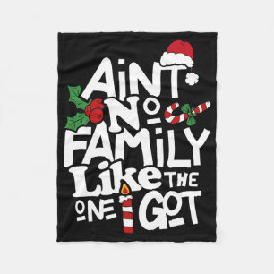 Geen familie zoals die van mijn familie. fleece deken