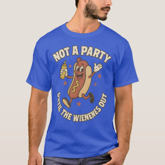 GEEN FEESTJE TOT DE WIENER ERUIT KOMT T-SHIRT