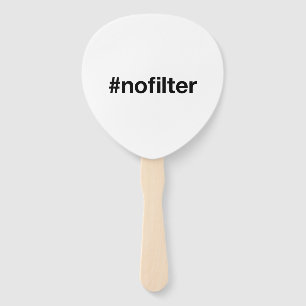 GEEN FILTER Hashtag Handwaaier