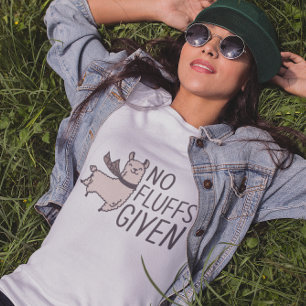 Geen fluffs gegeven t-shirt