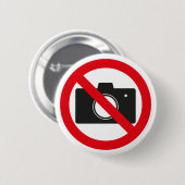 Geen fotografische kaart ronde button 5,7 cm (Voorkant /achterkant)