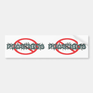 Geen Fracking Decals Bumpersticker