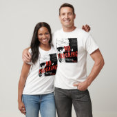 Geen Fracking t-shirt in rood, zwart en wit (Unisex)