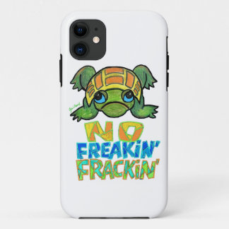 Geen Fracking Turtle IPhone Case