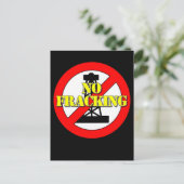 Geen Fracking UK 2 Briefkaart (Staand voorkant)