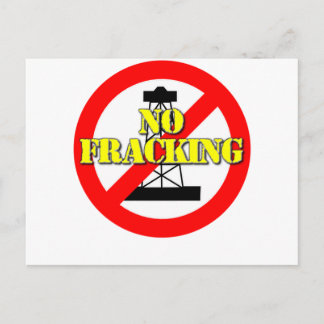 Geen Fracking UK 2 Briefkaart