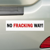 GEEN FRACTIE. Bumpersticker (wit) (Op auto)