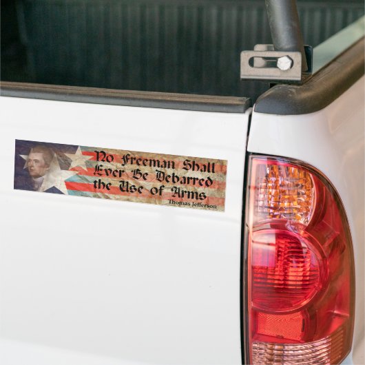 Geen Freeman.... Bumpersticker (Op Truck)