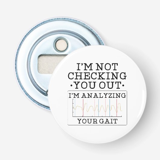 Geen fysieke therapiefstal. button flesopener (Voorkant)