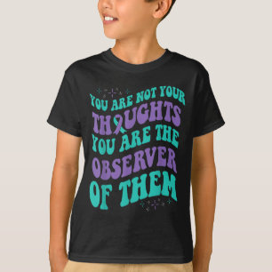 Geen Gedachten Mentale Gezondheid Voorkomen Ontwer T-shirt