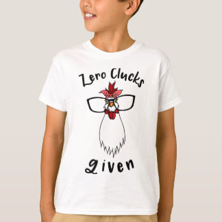 Geen Gefladder Gegeven Grappige Kippenboerderij Bo T-shirt