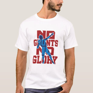 Geen gegoten, geen geforceerde glans en veld t-shirt