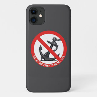 Geen gehechtheden in mijn leven iPhone 11 hoesje