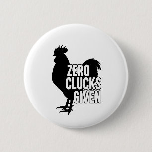 Geen gekakel gegeven ronde button 5,7 cm