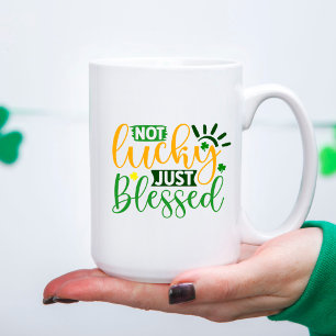 Geen geluk alleen maar schattige St. Patrick's Day Koffiemok