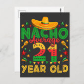 Geen gemiddelde 21-jarige Cinco de Mayo Briefkaart (Voorkant / Achterkant)