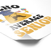 Geen gemiddelde eindexamenstudent afstudeercadeau foto afdruk (Hoek)