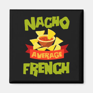 Geen gemiddelde franse grappige verjaardag achtern magneet