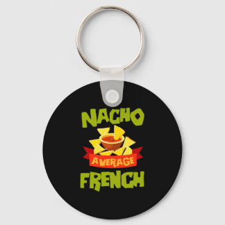 Geen gemiddelde franse grappige verjaardag achtern sleutelhanger