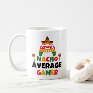 Geen gemiddelde gamer Mexicaanse gaming Cinco De M Koffiemok