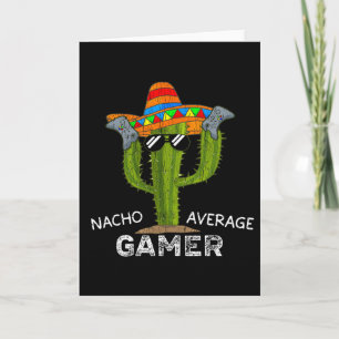 Geen gemiddelde grappige gamer videogame liefhebbe kaart